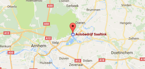 Autobedrijf Saaltink Routekaart